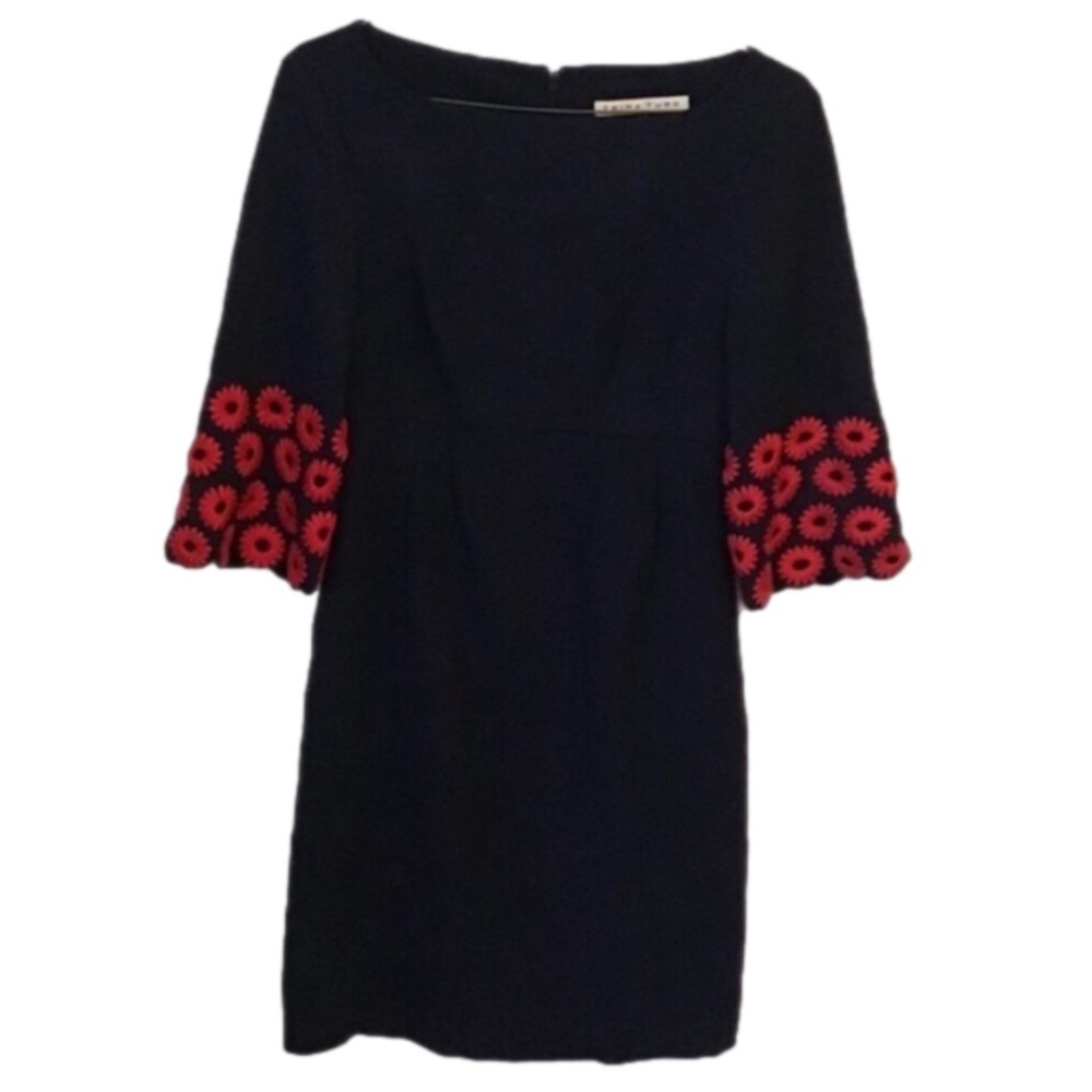 Trina Turk Woman’s Navy Blue & Red Midi Dress. Size 2.